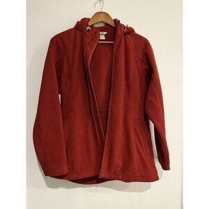 Duluth Trading Co Women’s Shoreline Jacket Windproof Fleece Heavyweight Hooded S